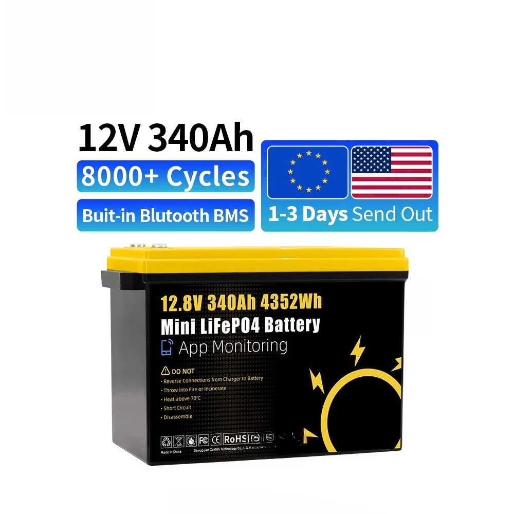 Lithium Battery 100Ah - GoKWh マリン 12V LiFePO4 リチウムバッテリー 340Ah