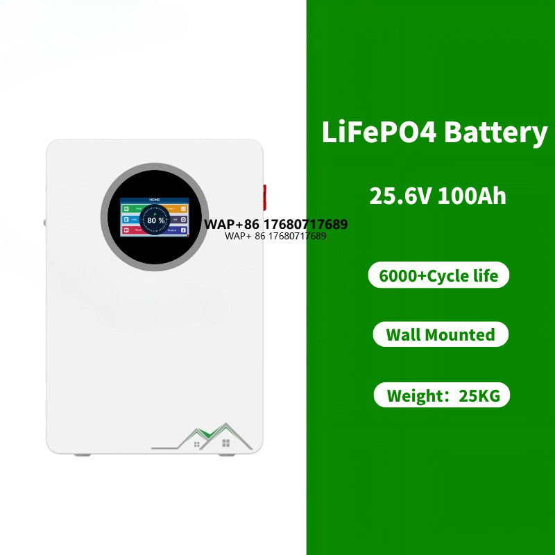 Lithium Battery 100Ah - SUMT EB 25.6V 100Ah LiFePO4バッテリー 壁掛け式太陽光発電蓄電システム