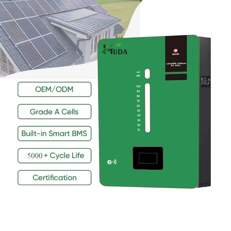 Lithium Battery 100Ah - 大容量5kWh LiFePO4リチウム電池 24V 25.6V 100Ah ソーラーホーム蓄電システム