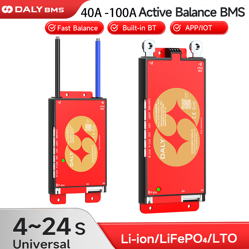 Smart Bms - DALY 100 スマート BMS 4S 8S