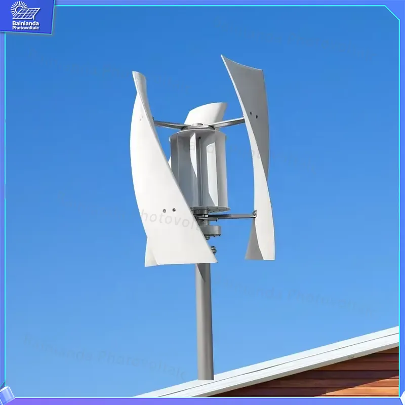 5KWハイブリッドソーラー風力タービン発電機垂直軸家庭用エネ - Renewable Energy Kit のレビューと価格