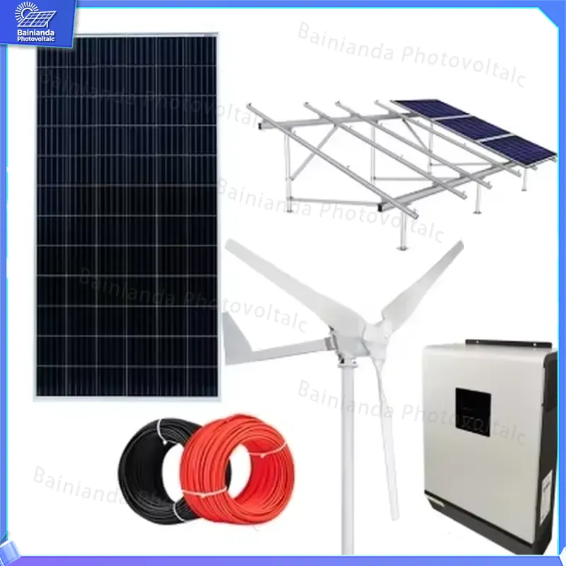 3KW 5KW 10KW ハイブリッド風力太陽光発電システム - Renewable Energy Kit のレビューと価格