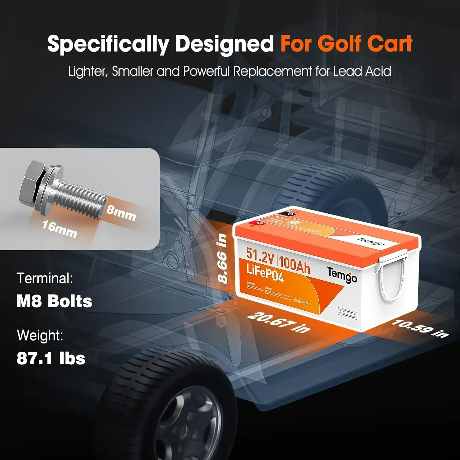 48V（51.2V）100Ah LiFePO4リチウムゴルフ - Lithium Battery 100Ah のレビューと価格